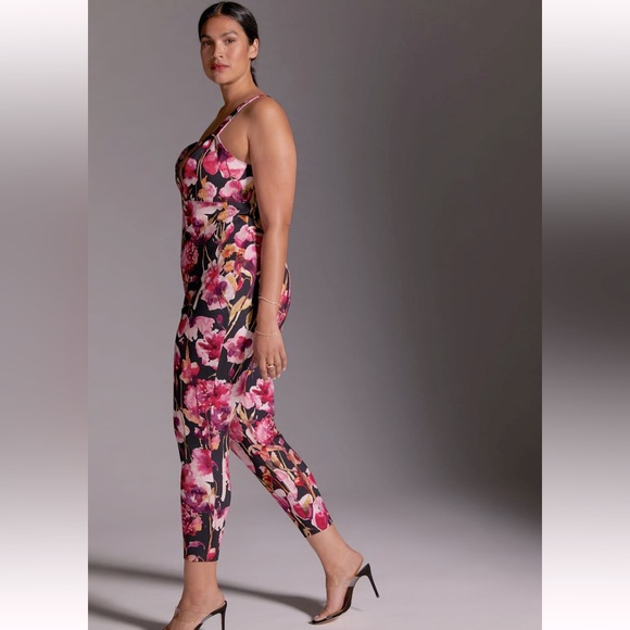 Anthro Floral Sweetheart Jumpsuit - Picture 3 of 15